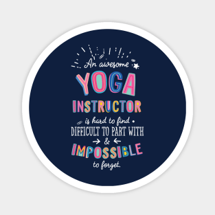 An awesome Yoga Instructor Gift Idea - Impossible to Forget Quote Magnet